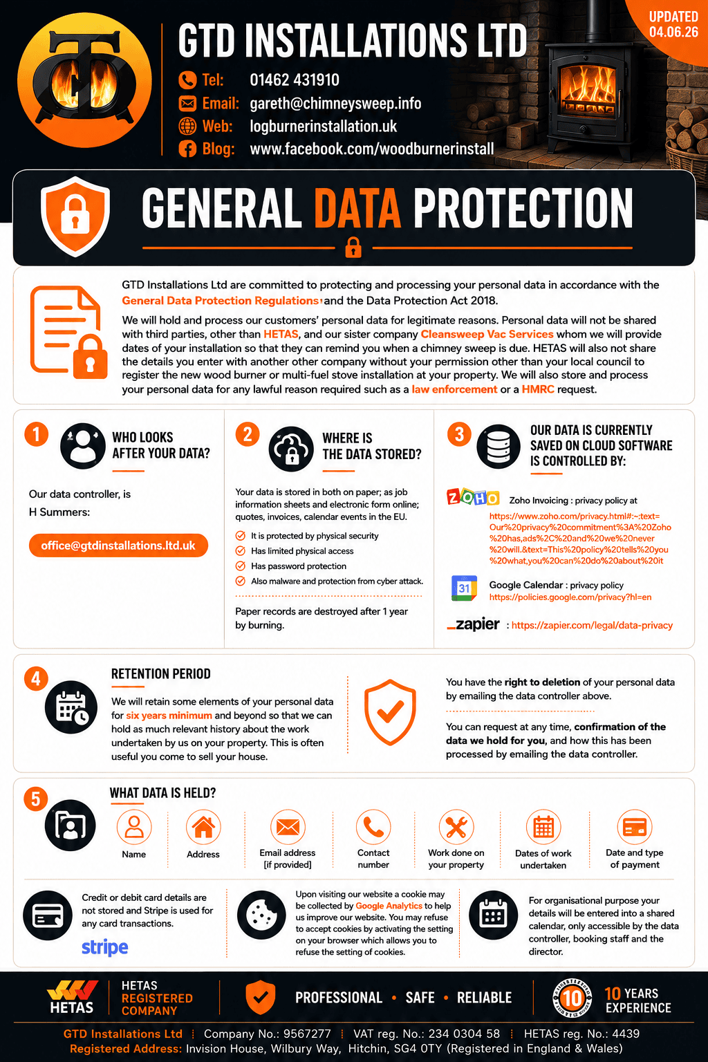 GTD Installations Privacy Policy