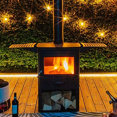 Arada Garden Heater with Pizza Oven