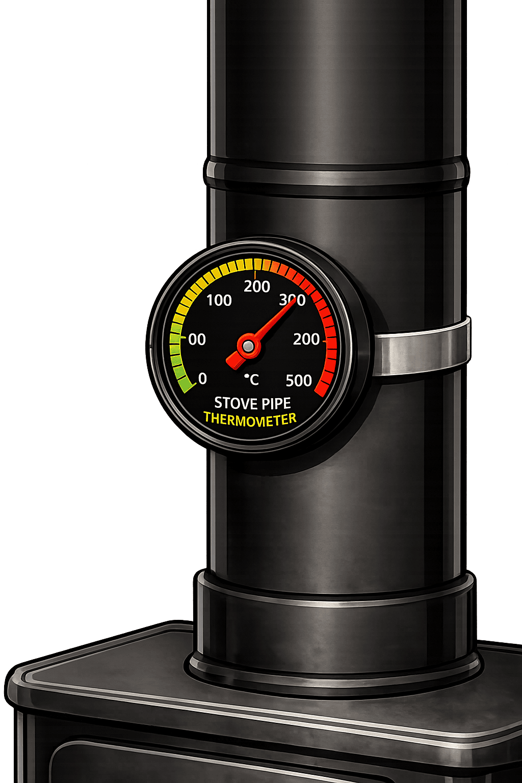 a stove pipe thermometer tells you if the fire is hot enough