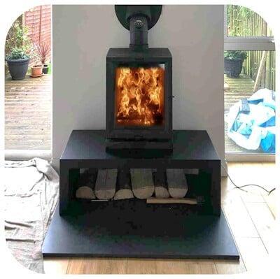 Stovax 5T with large plinth