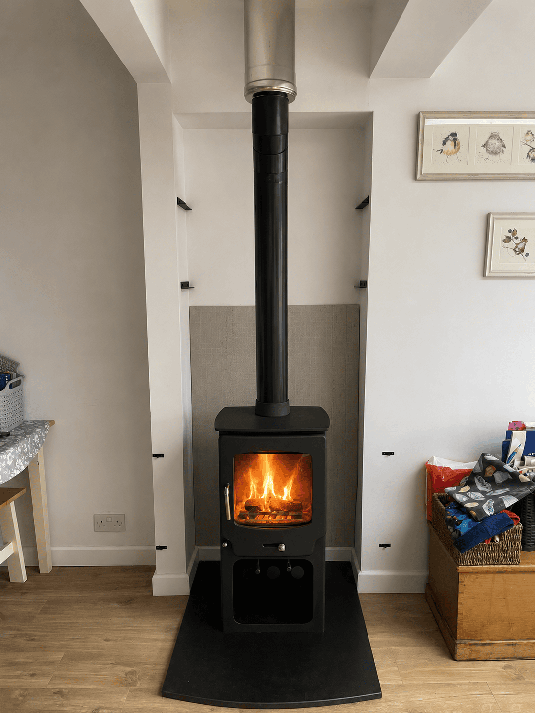 ST-X4 with Granite hearth
