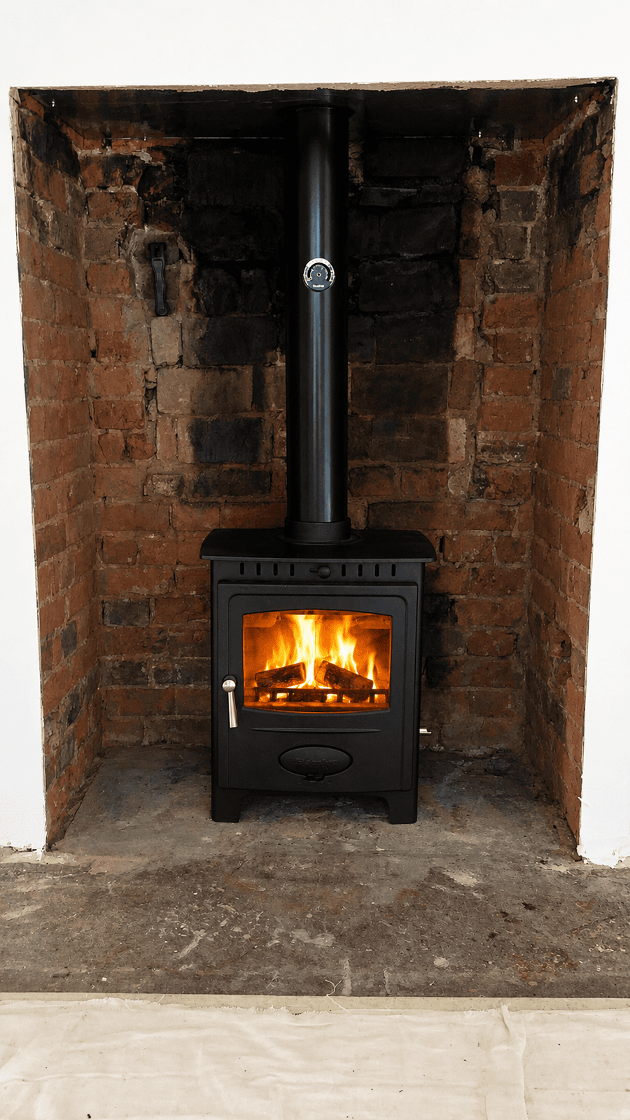 brick chamber and slate hearth