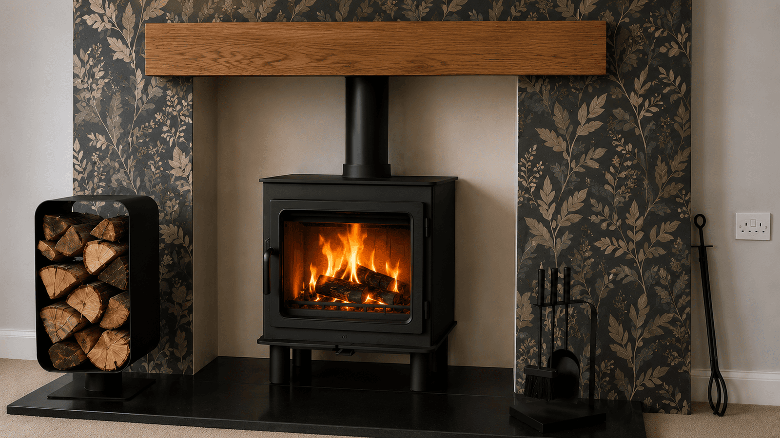 masterboard chamber with wooden oak beam
